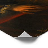 アイザック・ニュートン卿、1710年 ポスター (角)