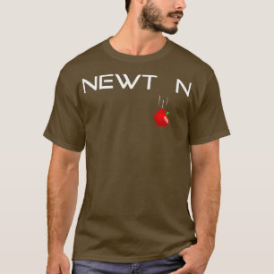アイザック・ニュートン物理学数学者の重力アップル Tシャツ