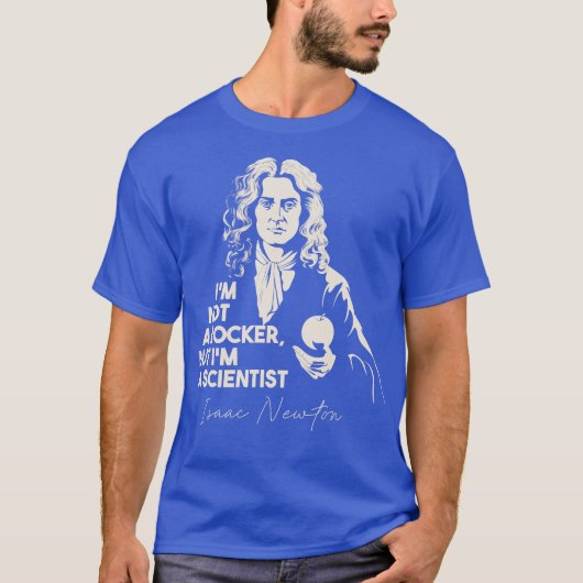 アイザック・ニュートン Tシャツ (正面)