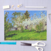 アイザック・レビタンがアップルの木々を咲かせる 薄葉紙 (クラフト)