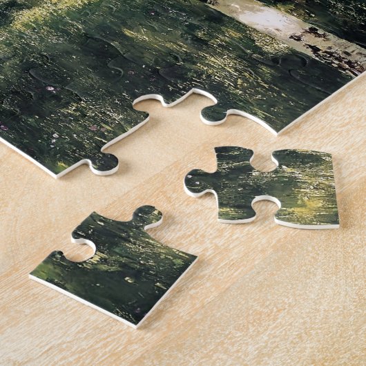 アイザックLevitan-の樺の木果樹園 ジグソーパズル (側面)