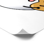 アイザブ得ルーズアイおもしろいボールミュージックパン ポスター (角)