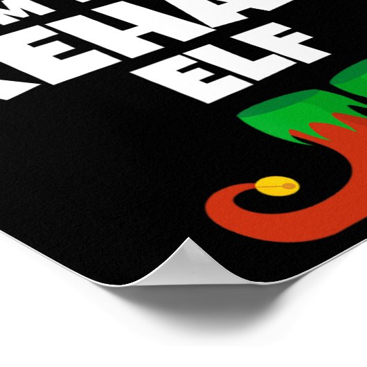 アイザリハブ小妖精や小人ファミリーパジャマクリスマスヌおもしろいゥ ポスター (角)