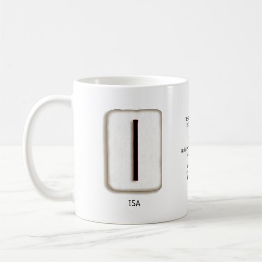 アイザルーンストーンマグ コーヒーマグカップ (左)