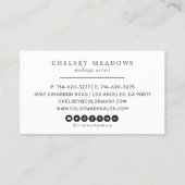 アイシかわいらしャドウパレット化粧 名刺 (裏面)