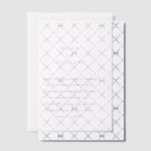 アイシャエレガントモダン結婚ス ベラム紙招待状 (オフセット (招待状))