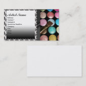 アイシャドウPaleteは芸術家を構成します 名刺 (正面/裏面)