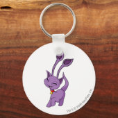 アイシャパープル キーホルダー (正面)