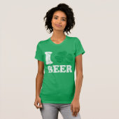 アイシャムロックビールアイリッシュSt patricks day Tシャツ (正面フル)