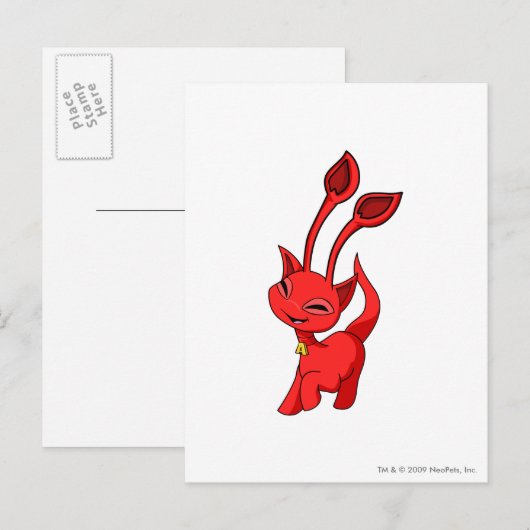 アイシャレッド ポストカード (正面/裏面)