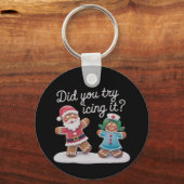 アイシングしてみた？ジンガおもしろいーパンナース キーホルダー (正面)