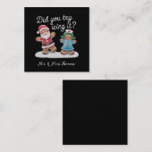 アイシングしてみた？ジンガおもしろいーパンナース スクエア名刺 (正面/裏面)