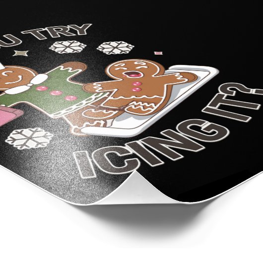 アイシングを試してみた学校ナースクリスマスPICU フォトプリント            (角)