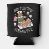 アイシングを試してみた学校ナースクリスマスPICU 缶クーラー (正面)