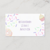 アイシングベーカリーの名刺 名刺 (裏面)