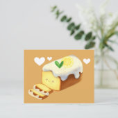 アイシング付きレモンローフケーキ ポストカード (スタンド正面)