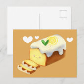 アイシング付きレモンローフケーキ ポストカード (正面/裏面)