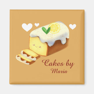 アイシング付きレモンローフケーキ マグネット