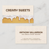 アイシング用ワッフルコーン | スイーツ 名刺 (正面/裏面)