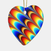 アイシング – フラクタルアート セラミックオーナメント (左)