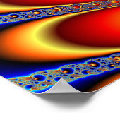 アイシング – フラクタルアート ポスター (角)