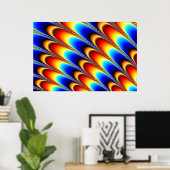 アイシング – フラクタルアート ポスター (ホームオフィス)