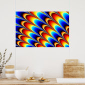 アイシング – フラクタルアート ポスター (キッチン)