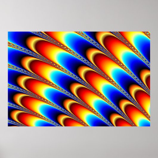 アイシング – フラクタルアート ポスター (正面)