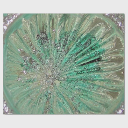 アイシーアクアアートガラスウィンティクリスマスエレガンス ラッピングペーパー (フラット)