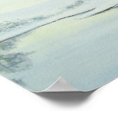 アイシーウィンターランドスケープファインアートプリント ポスター (角)