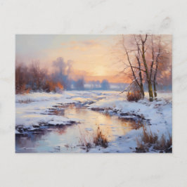 アイシーハヴェル川アットサンセット ポストカード