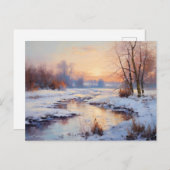 アイシーハヴェル川アットサンセット ポストカード (正面/裏面)