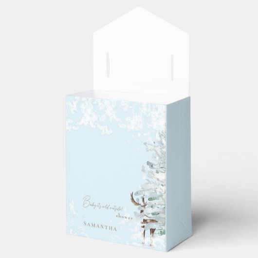 アイシーブルーウッドランドベビー外は寒い フェイバーボックス (オープン)