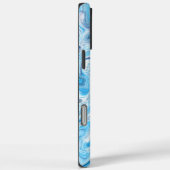 アイシーブルーカラフル抽象芸術大理石テクスチャ液 Case-Mate iPhoneケース (裏面 / 右)