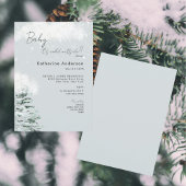 アイシーブルーベビー外は寒い 招待状