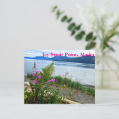 アイシー海峡ポイント、アラスカ葉書 ポストカード (スタンド正面)