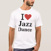 アイジャズ❤️ダンスカスタムホワイト Tシャツ (正面)