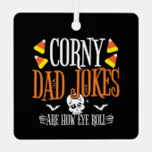 アイジョーク転がハロウィーンコーニーパパジョークハロウィーン メタルオーナメント (裏面)