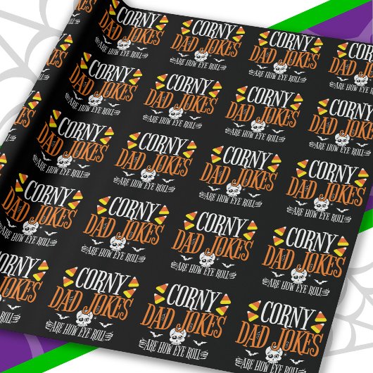 アイジョーク転がハロウィーンコーニーパパジョークハロウィーン ラッピングペーパー