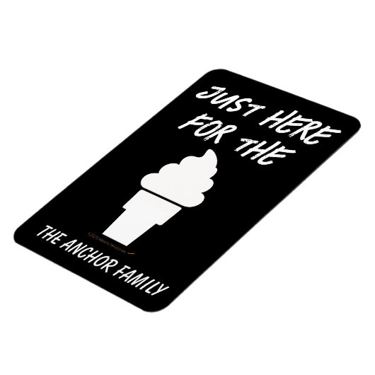 アイスおもしろいクリームクルーズ船ステートルームドアマーカー マグネット (左側)