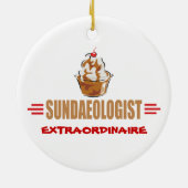 アイスおもしろいクリームサンデー セラミックオーナメント (裏面)