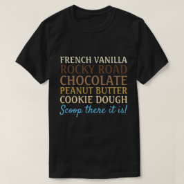 アイスおもしろいクリームソングスクープ Tシャツ