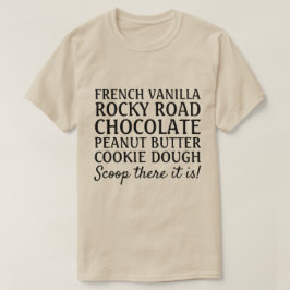アイスおもしろいクリームソングスクープTシャツ Tシャツ