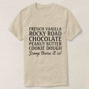 アイスおもしろいクリームソングスクープTシャツ Tシャツ