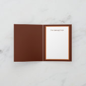 アイスおもしろいクリーム牛愛好家カスタマイズ可能 カード (内部)