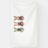 アイスおもしろいホッケースポーツイースターバニーラビットイースト 横断幕 (縦)