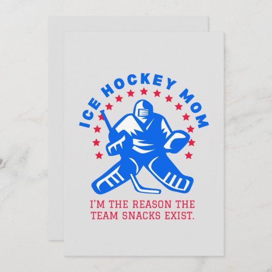 アイスおもしろいホッケーマムカード シーズンカード (正面/裏面)