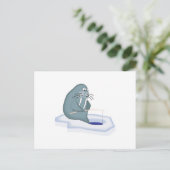 アイスおもしろい魚釣りウォラス ポストカード (スタンド正面)