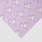 アイスお洒落スケートで滑る雪だるまオンパープル 薄葉紙 (詳細)