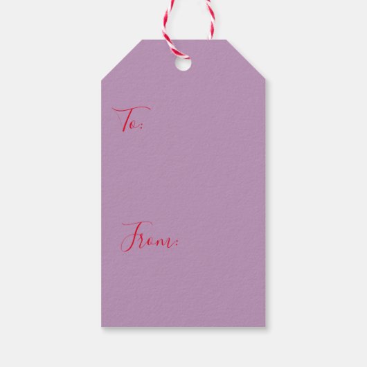 アイスお洒落スケートのクリスマス ギフトタグ (裏面)